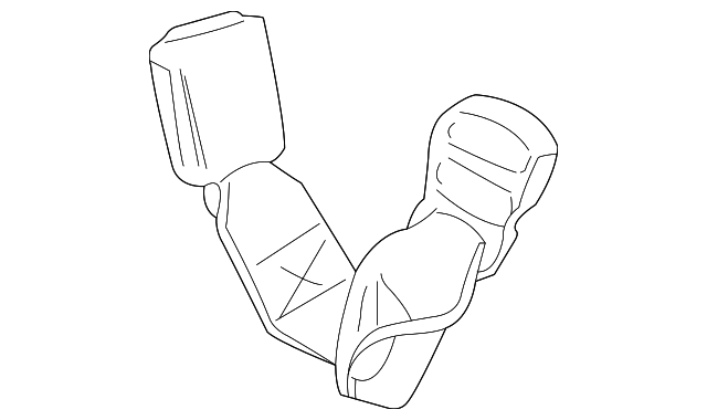 Buckle-Twin Seat XR828776LGMOEM