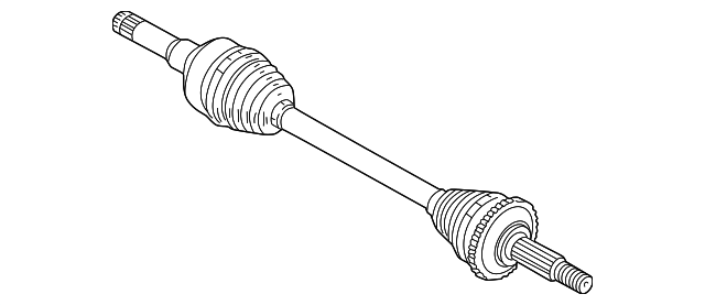 Halfshaft - Discontinued (Jaguar OEM) XR82893OEM