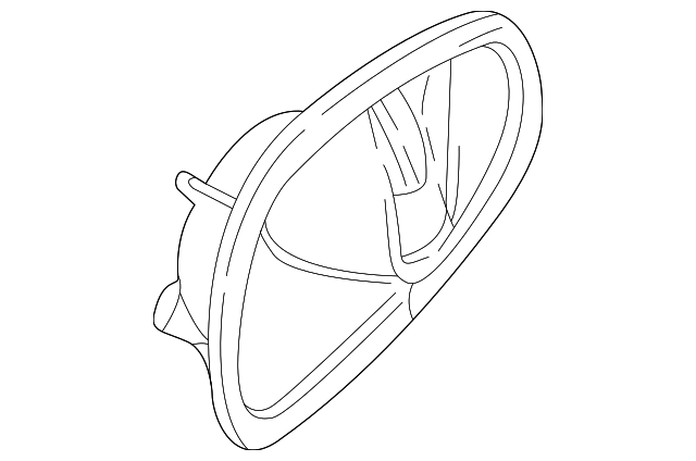 Escutcheon-Rem C (Jaguar OEM) XR830381LGMOEM