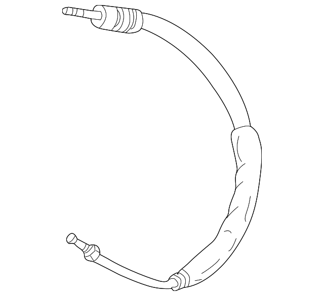 Pipe-Power Steer (Jaguar OEM) XR833363OEM