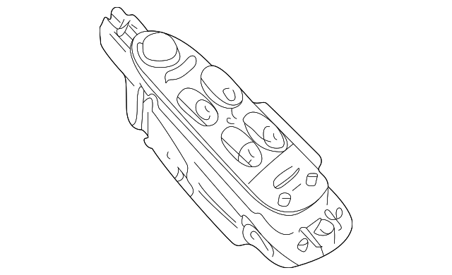 Switchpack-Door (Jaguar OEM) XR837169OEM