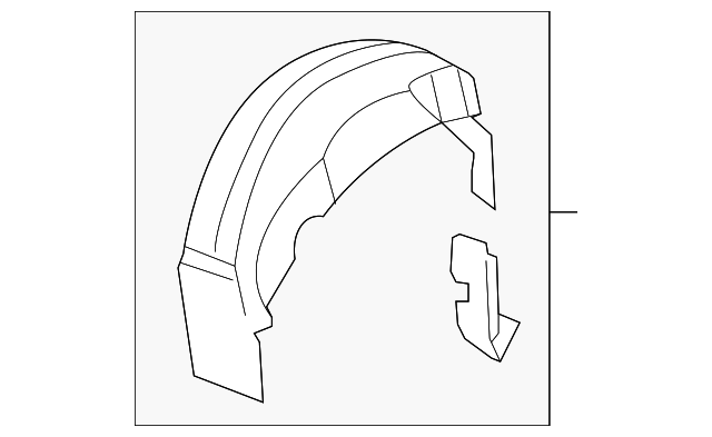 Liner-Wheelarch XR837524OEM