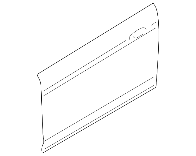 Jaguar Panel-Door Skin XR843184OEM