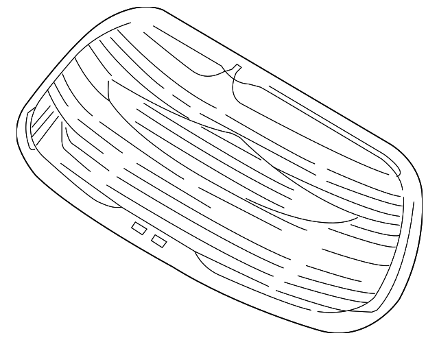 Glass-Backlight (Jaguar OEM) XR844665OEM