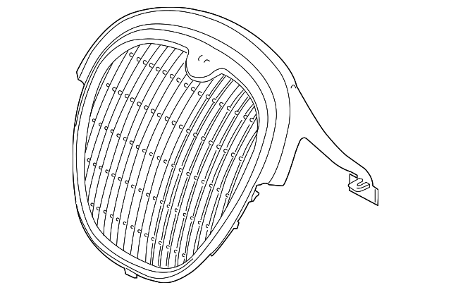 Grille-Radiator (Jaguar OEM) XR845004XXXOEM