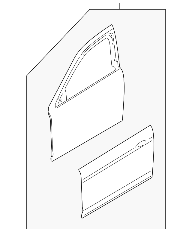 Panel-Door (Jaguar OEM) XR845423OEM