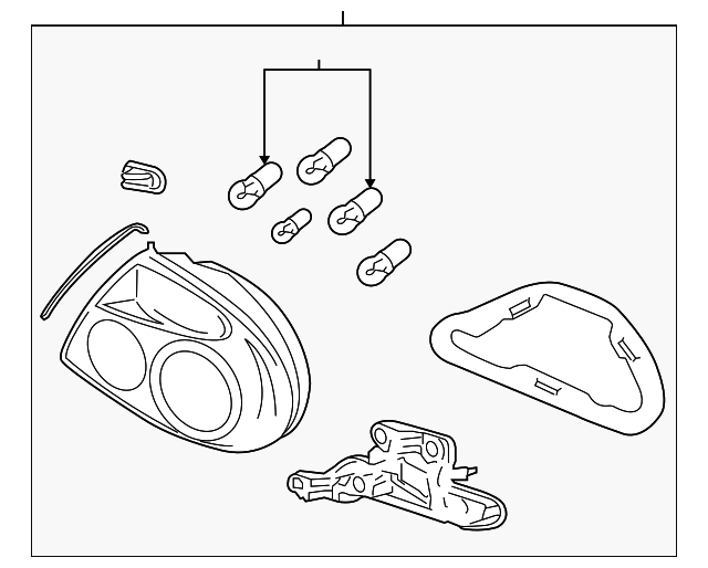 Lamp-Cluster (Jaguar OEM) XR845507OEM
