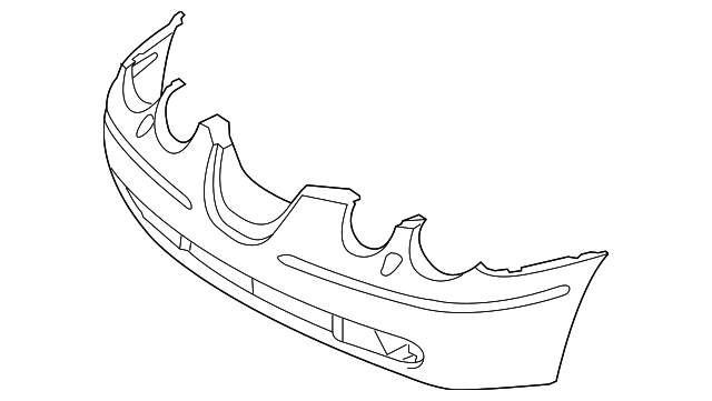 Cover-Bumper (Jaguar OEM) XR849695XXXOEM