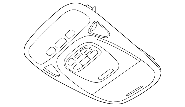 Console-Roof - Discontinued (Jaguar OEM) XR850094LFJOEM