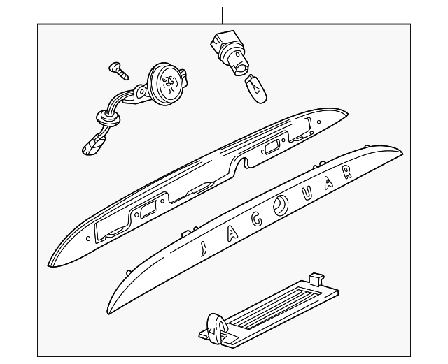Lamp-Number Plat (Jaguar OEM) XR851455OEM
