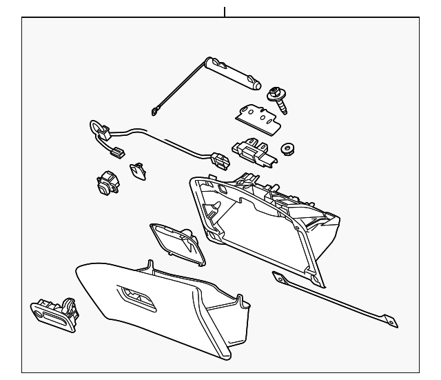 Glovebox, Discontinued (Limited Supply) (Jaguar OEM) XR851867SELOEM