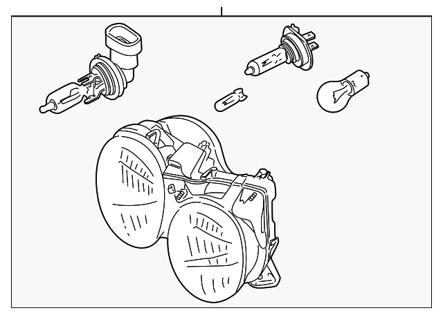 Headlamp (Jaguar OEM) XR855193OEM
