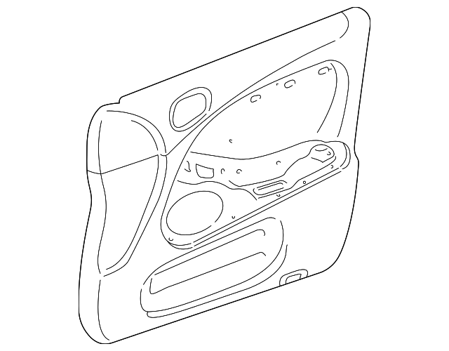 Casing-Door (Jaguar OEM) XR855364LHHOEM