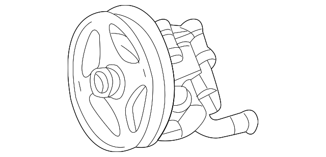 Pump-Power Steer (Jaguar OEM) XR855717OEM