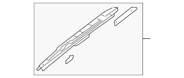 Jaguar Panel-Attachment - Discontinued XR856603OEM
