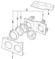 Retainer-Headlam - Discontinued (Jaguar OEM) 511598OEM