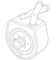 Cooler-Oil (Jaguar OEM) AJ810959OEM