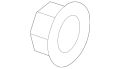 Nut (Jaguar OEM) AJ813104OEM