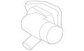 Cover-Thermostat (Jaguar OEM) AJ89483OEM