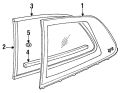 Glass-Quarter - Discontinued (Jaguar OEM) BEC16435OEM