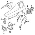 Panel-Closing - Discontinued (Jaguar OEM) BHC1019OEM