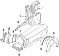 Wheelarch - Discontinued (Jaguar OEM) BHC1438OEM