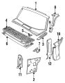 Reinforcement - Discontinued (Jaguar OEM) BHC1673OEM