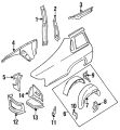 Panel-B-Post - Discontinued (Jaguar OEM) BHC2228OEM