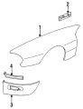 Panel-Wing - Discontinued (Jaguar OEM) BHC2568OEM