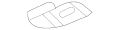 Hook-Retaining (Jaguar OEM) C2C10261PVJOEM