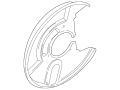 Shield-Disc (Jaguar OEM) C2C1107OEM