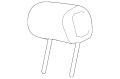 Headrest - Discontinued (Jaguar OEM) C2C13108AMCOEM