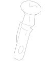 Guide-Headrest S (Jaguar OEM) C2C13694OEM