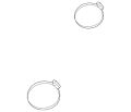 Clamp-Hose (Jaguar OEM) C2C13713OEM