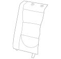 Cover-Squab (Jaguar OEM) C2C14595LEGOEM