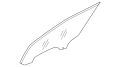 Glass-Door (Jaguar OEM) C2C21714OEM