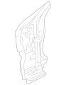 Reinf-A-Post (Jaguar OEM) C2C26859OEM