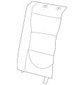 Cover-Squab (Jaguar OEM) C2C27971NEDOEM