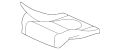 Cover-Cushion (Jaguar OEM) C2C30295AMROEM