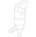 Pump-Powerwash (Jaguar OEM) C2C36142OEM