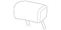 Headrest (Jaguar OEM) C2C36443NEDOEM