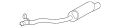 Silencer-Exhaust (Jaguar OEM) C2C36502OEM