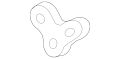 Bracket-Exhst Mt, Discontinued (Limited Supply) (Jaguar OEM) C2C36504OEM