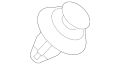 Clip-Fir Tree - Discontinued (Jaguar OEM) C2C37072OEM
