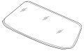 Glass-Backlight (Jaguar OEM) C2C38941OEM