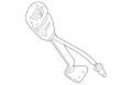 Buckle-Seatbelt (Jaguar OEM) C2C41054LEGOEM