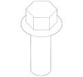 Screw (Jaguar OEM) C2C41552OEM