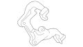 Bracket-Anchor (Jaguar OEM) C2C41872OEM