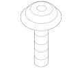 Screw-Pan Head (Jaguar OEM) C2C5853OEM