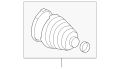 Boot-Rubber (Jaguar OEM) C2C6706OEM